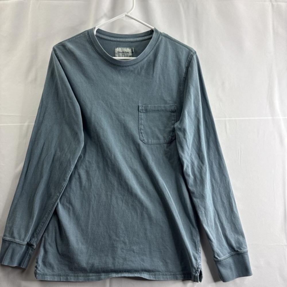 Goodfellow & Co TShirt Men's Small Blue Long Sleeve